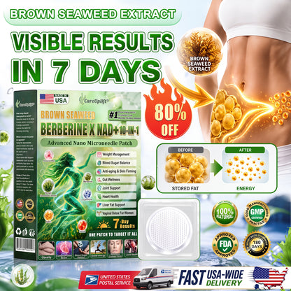 𝑶𝒇𝒇𝒊𝒄𝒊𝒂𝒍 𝑺𝒕𝒐𝒓𝒆 🌊 𝐂𝐚𝐫𝐞𝐔𝐩𝐥𝐢𝐟𝐭® 𝐁𝐫𝐨𝐰𝐧 𝐒𝐞𝐚𝐰𝐞𝐞𝐝 × 𝐁𝐞𝐫𝐛𝐞𝐫𝐢𝐧𝐞 × 𝐍𝐀𝐃+ 𝟏𝟎-𝐢𝐧-𝟏 𝐍𝐚𝐧𝐨 𝐌𝐢𝐜𝐫𝐨𝐧𝐞𝐞𝐝𝐥𝐞 𝐏𝐚𝐭𝐜𝐡 | 𝐔𝐧𝐥𝐨𝐜𝐤 𝐅𝐚𝐭-𝐁𝐮𝐫𝐧𝐢𝐧𝐠 𝐏𝐚𝐭𝐡𝐰𝐚𝐲𝐬 🔥 | 𝘽𝙧𝙤𝙬𝙣 𝙎𝙚𝙖𝙬𝙚𝙚𝙙 + 𝘼𝙨𝙩𝙖𝙭𝙖𝙣𝙩𝙝𝙞𝙣 🌊