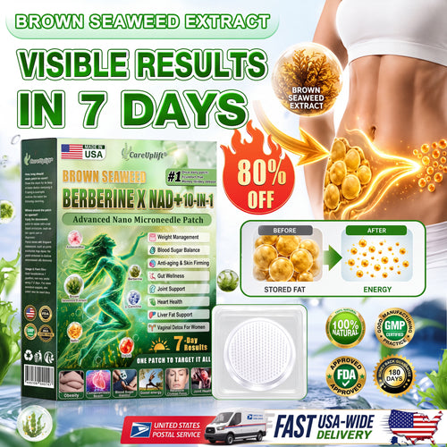 𝑶𝒇𝒇𝒊𝒄𝒊𝒂𝒍 𝑺𝒕𝒐𝒓𝒆 🌊 𝐂𝐚𝐫𝐞𝐔𝐩𝐥𝐢𝐟𝐭® 𝐁𝐫𝐨𝐰𝐧 𝐒𝐞𝐚𝐰𝐞𝐞𝐝 × 𝐁𝐞𝐫𝐛𝐞𝐫𝐢𝐧𝐞 × 𝐍𝐀𝐃+ 𝟏𝟎-𝐢𝐧-𝟏 𝐍𝐚𝐧𝐨 𝐌𝐢𝐜𝐫𝐨𝐧𝐞𝐞𝐝𝐥𝐞 𝐏𝐚𝐭𝐜𝐡 | 𝐔𝐧𝐥𝐨𝐜𝐤 𝐅𝐚𝐭-𝐁𝐮𝐫𝐧𝐢𝐧𝐠 𝐏𝐚𝐭𝐡𝐰𝐚𝐲𝐬 🔥 | 𝘽𝙧𝙤𝙬𝙣 𝙎𝙚𝙖𝙬𝙚𝙚𝙙 + 𝘼𝙨𝙩𝙖𝙭𝙖𝙣𝙩𝙝𝙞𝙣 🌊