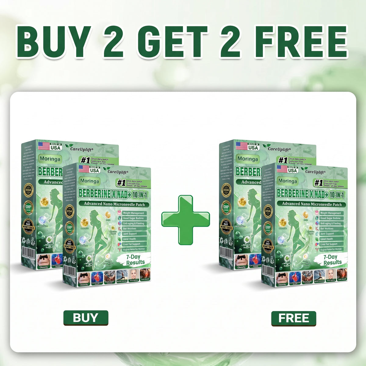 ☘️ CareUplift® has a surprise upgrade just for you! You've already got an amazing offer - but now you've unlocked an even better one: 👉 You'll get a massive 50% off your next purchase - for the next two minutes only!