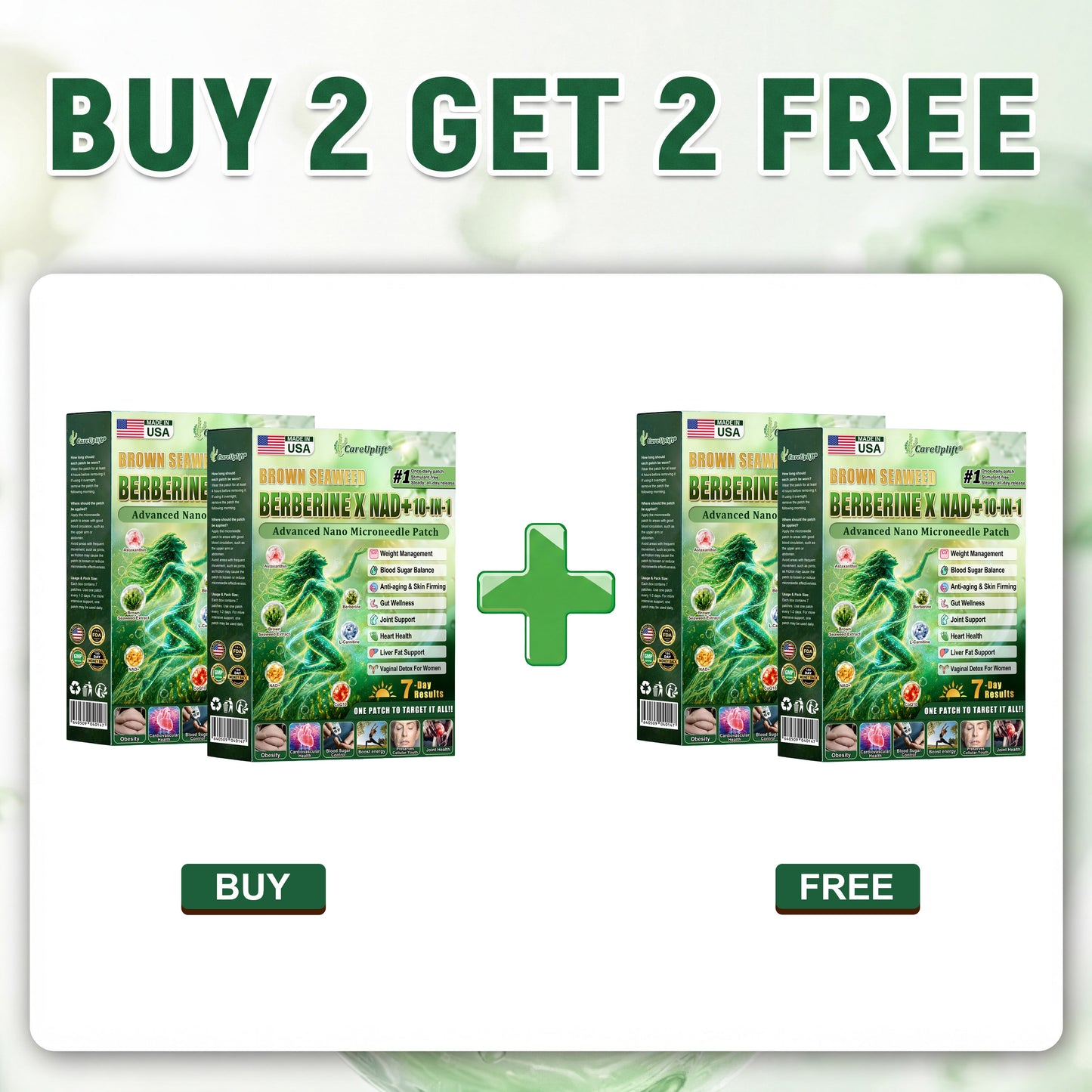 UpSell𝑶𝒇𝒇𝒊𝒄𝒊𝒂𝒍 𝑺𝒕𝒐𝒓𝒆 | 𝐍𝐞𝐰!🍀𝐂𝐚𝐫𝐞𝐔𝐩𝐥𝐢𝐟𝐭® 𝐁𝐫𝐨𝐰𝐧 𝐒𝐞𝐚𝐰𝐞𝐞𝐝× 𝐁𝐞𝐫𝐛𝐞𝐫𝐢𝐧𝐞× 𝐍𝐃𝐀+ 𝟏𝟎-𝐢𝐧-𝟏 𝐍𝐚𝐧𝐨 𝐌𝐢𝐜𝐫𝐨𝐧𝐞𝐞𝐝𝐥𝐞 𝐏𝐚𝐭𝐜𝐡(𝐉𝐮𝐬𝐭 𝐨𝐧𝐜𝐞 𝐚 𝐝𝐚𝐲, 𝐯𝐢𝐬𝐢𝐛𝐥𝐞 𝐜𝐡𝐚𝐧𝐠𝐞𝐬 𝐢𝐧 𝟕 𝐝𝐚𝐲𝐬）𝘽𝙚𝙧𝙗𝙚𝙧𝙞𝙣𝙚 + 𝐁𝐫𝐨𝐰𝐧 𝐒𝐞𝐚𝐰𝐞𝐞𝐝 𝙁𝙤𝙧𝙢𝙪𝙡𝙖 ✅ 𝐅𝐨𝐫 𝐨𝐛𝐞𝐬𝐢𝐭𝐲, 𝗟𝗼𝗼𝘀𝗲 𝘀𝗸𝗶𝗻,𝐝𝐢𝐚𝐛𝐞𝐭𝐞𝐬, 𝐬𝐥𝐞𝐞𝐩 𝐚𝐩𝐧𝐞𝐚, 𝐣𝐨𝐢𝐧𝐭 𝐢𝐬𝐬𝐮𝐞𝐬, 𝐚𝐧𝐝 𝐦𝐨𝐫𝐞💯💯